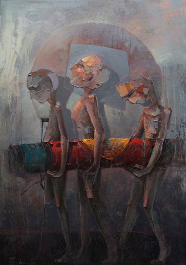 Print of Figurative Abstract Paintings by Yahya Perviz