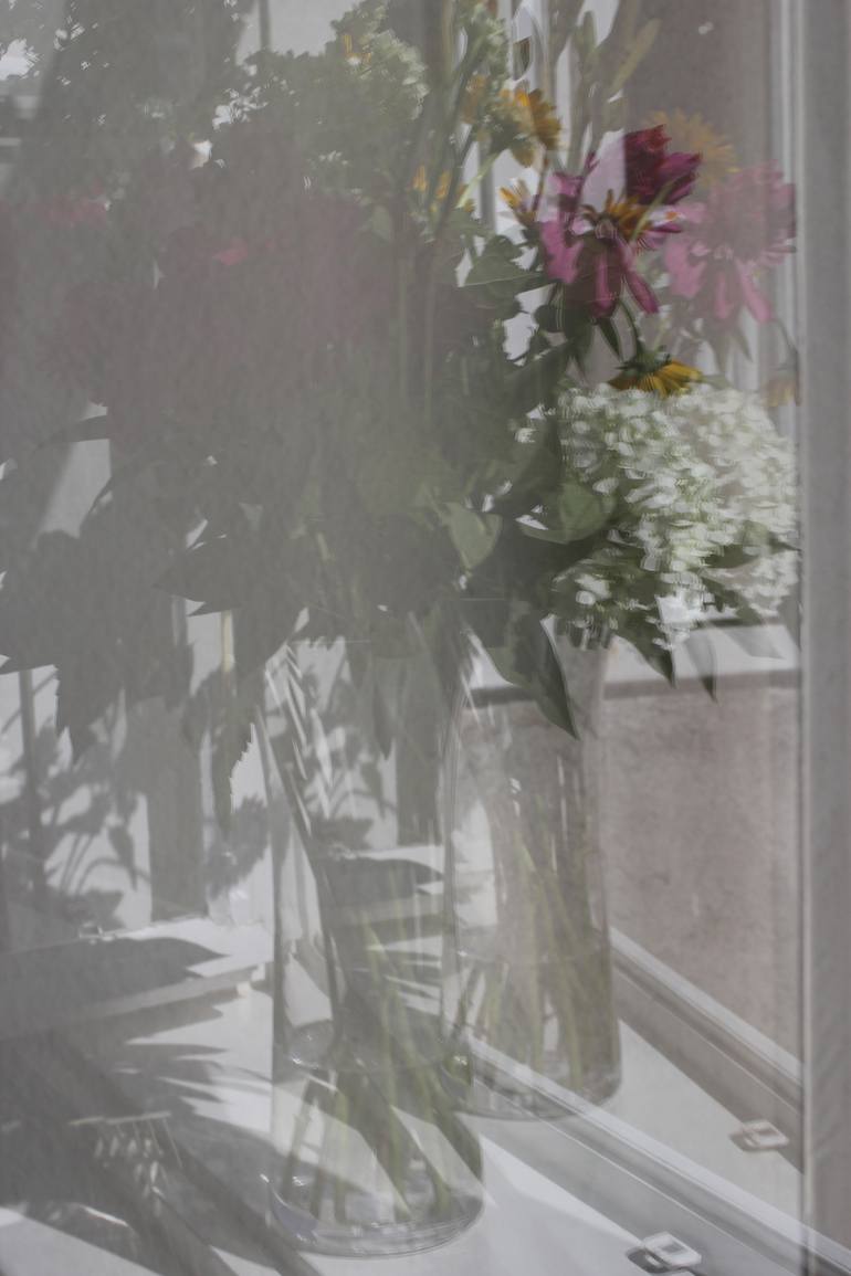 Original Still Life Photography by Renate Egger | Conceptual Art on Paper | Bouquet of summer flowers