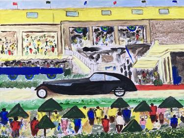 Original Expressionism Car Paintings by George Markac