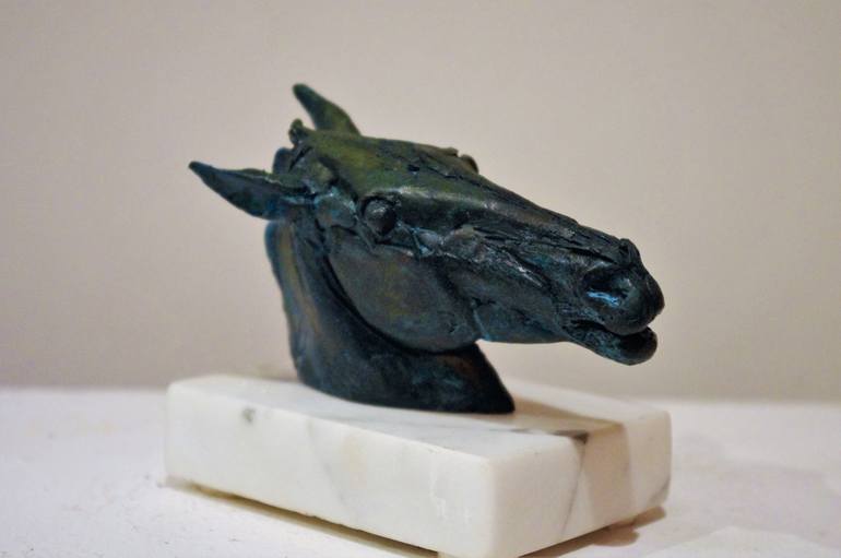 Original Figurative Horse Sculpture by Rovshan Rzaev