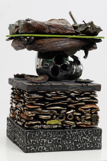 "GEOLOGICAL COLUMN What Lies Beneath the Unknown" Ltd edition Bronze thumb