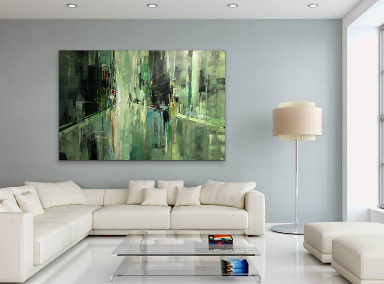 Original Modern Abstract Painting by OLENA McMurtrey