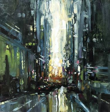 Print of Fine Art Cities Paintings by OLENA McMurtrey