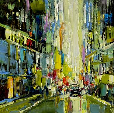 Print of Impressionism Cities Paintings by OLENA McMurtrey