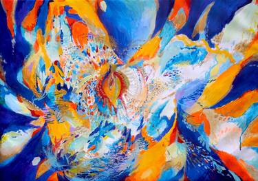 Original Abstract Expressionism Abstract Paintings by Carolina Goedeke