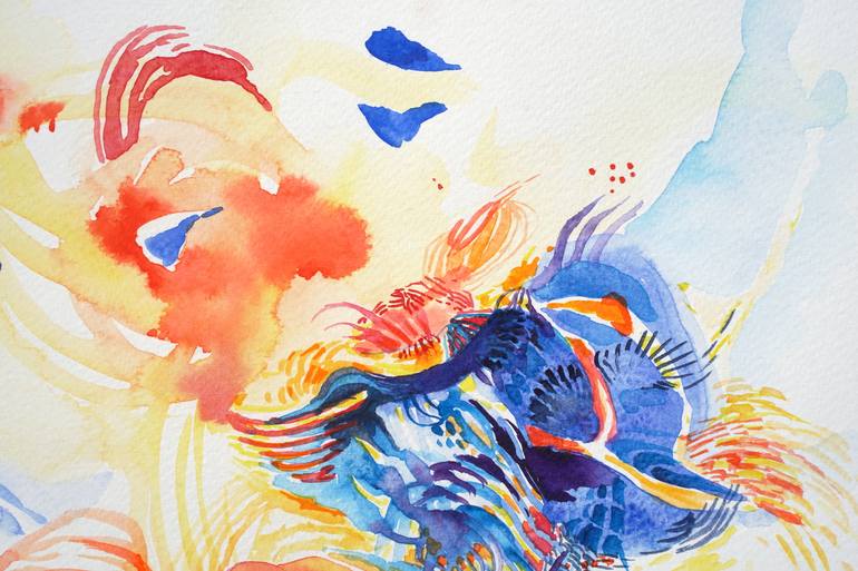 Original Abstract Expressionism Abstract Painting by Carolina Goedeke