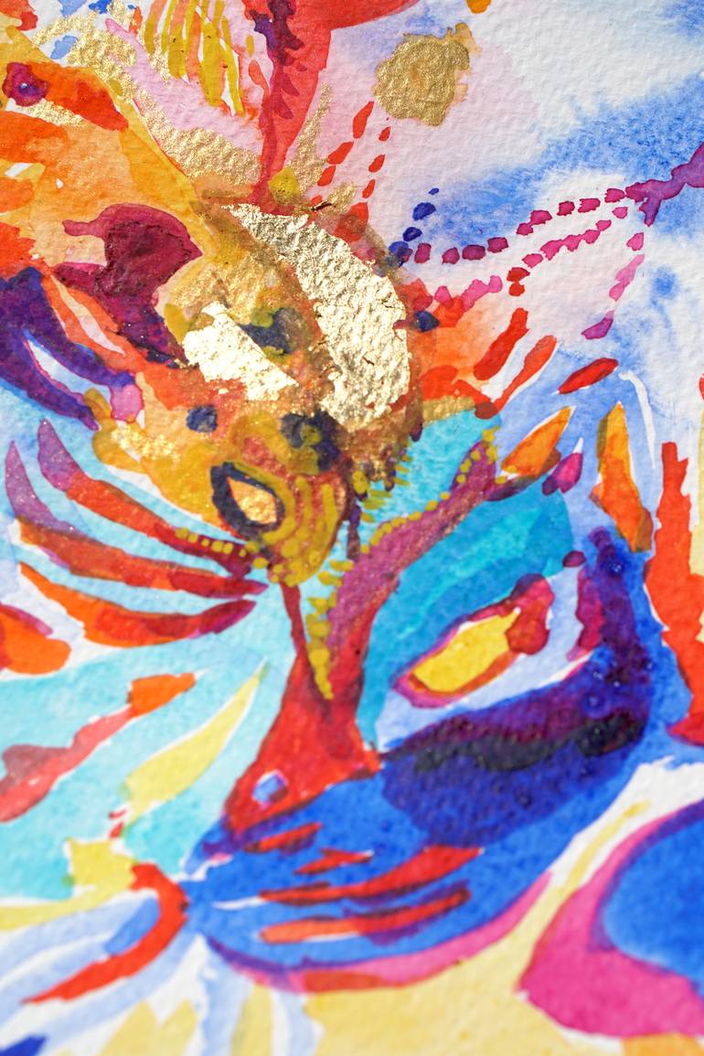 Original Abstract Expressionism Abstract Painting by Carolina Goedeke