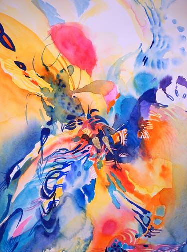 Original Abstract Paintings by Carolina Goedeke