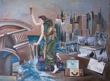 Original Surrealism Classical mythology Paintings by Fatima Marques