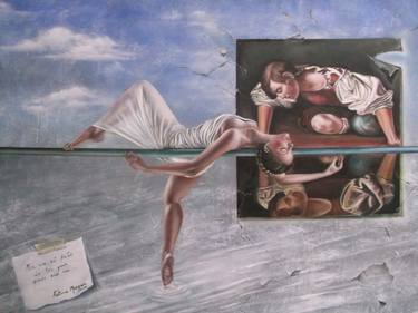 Original Surrealism Love Paintings by Fatima Marques