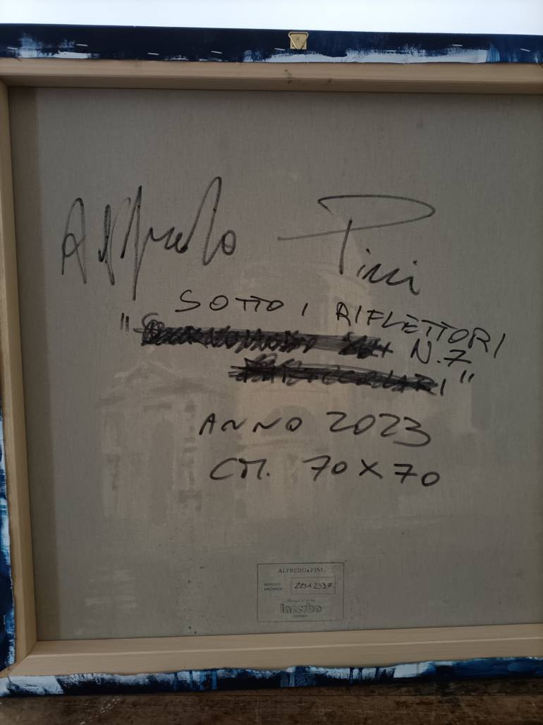 Original Figurative Cities Painting by Alfredo Pini