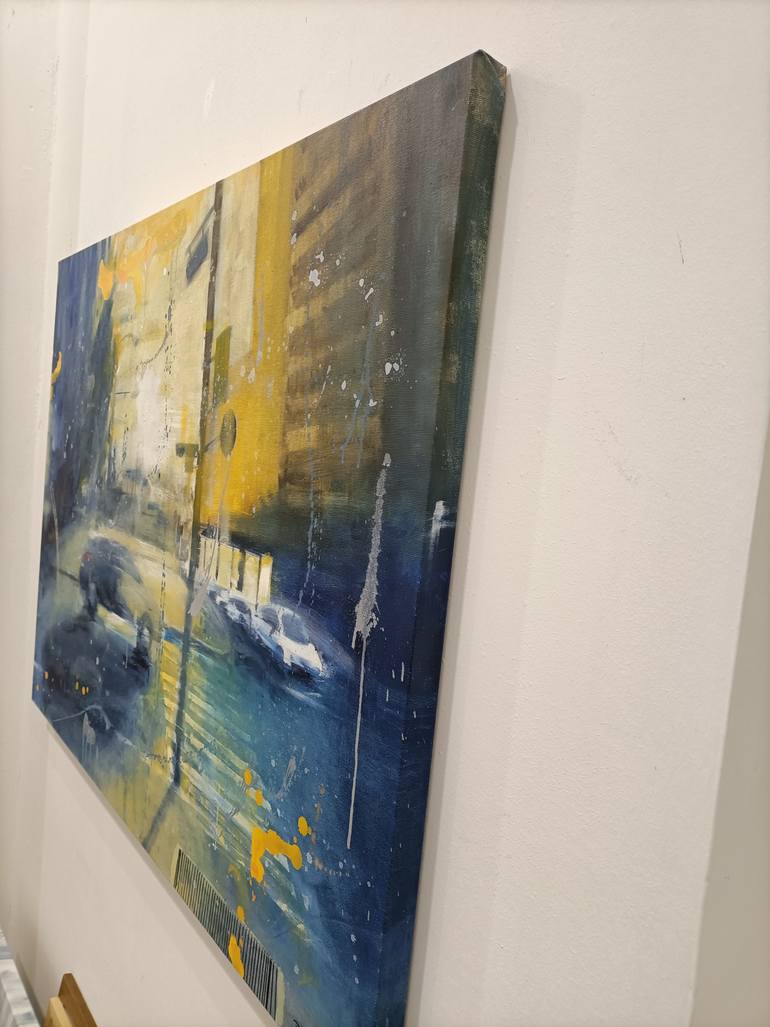 Original Contemporary Cities Painting by Alfredo Pini