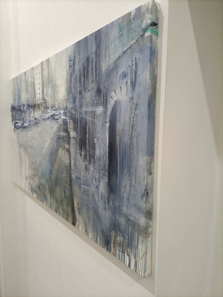 Original Contemporary Cities Painting by Alfredo Pini