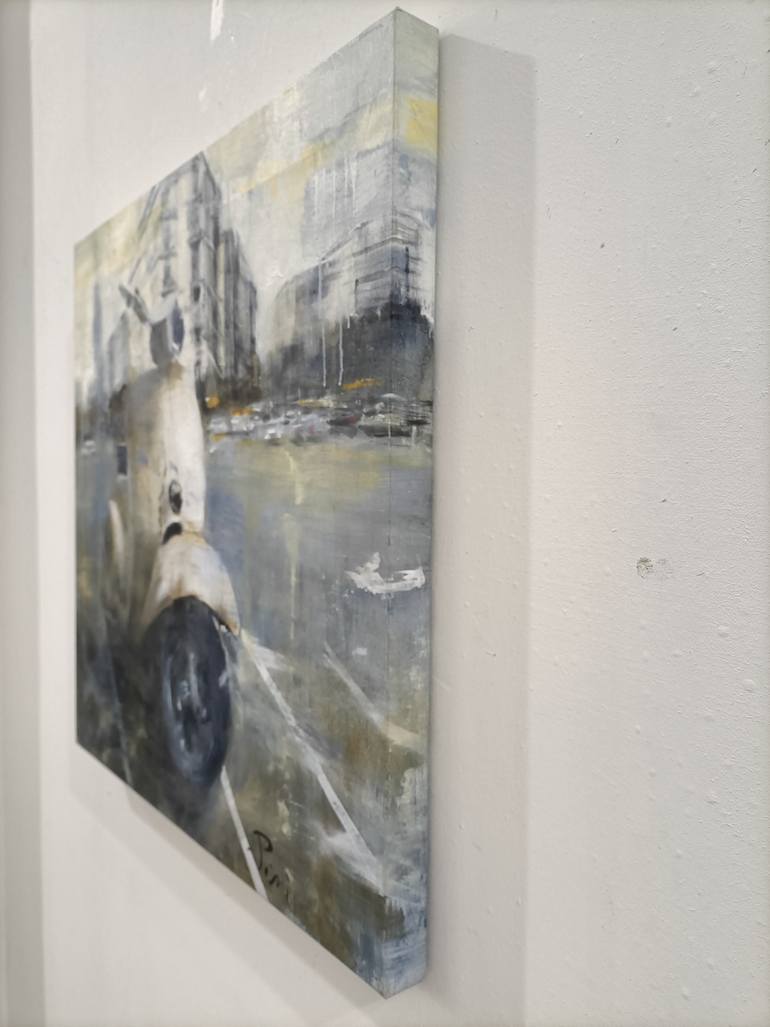 Original Contemporary Cities Painting by Alfredo Pini