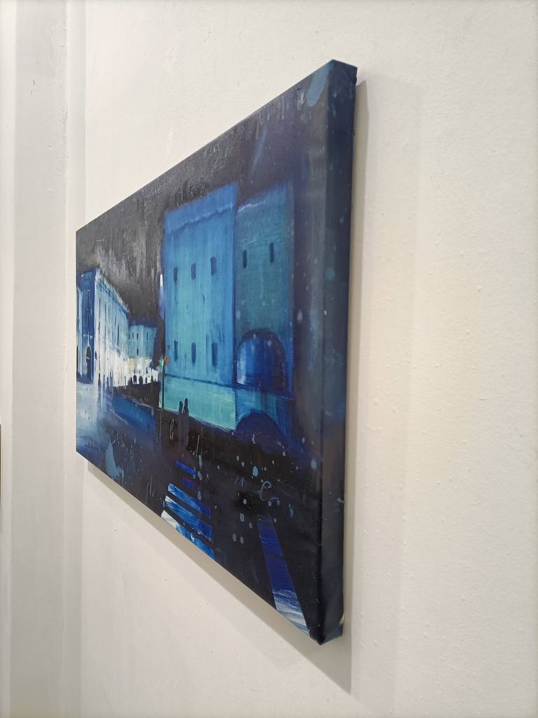 Original Contemporary Cities Painting by Alfredo Pini