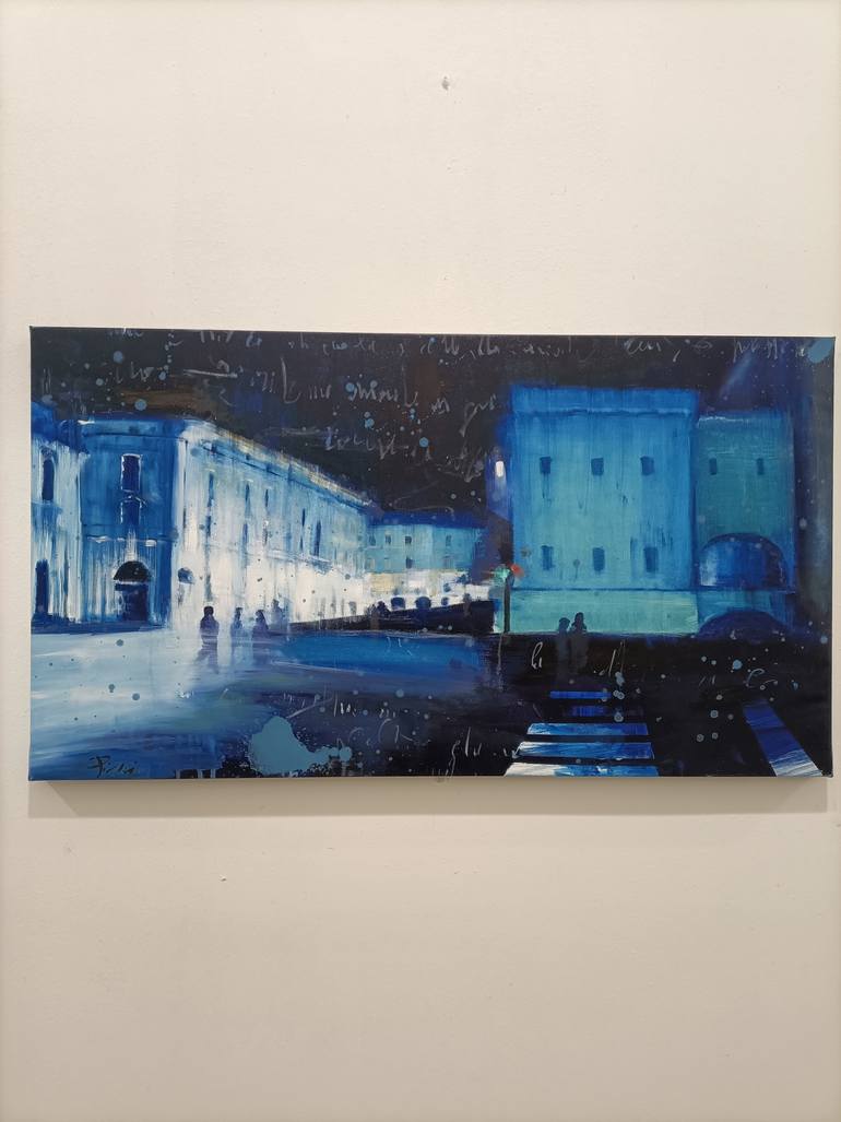 Original Contemporary Cities Painting by Alfredo Pini