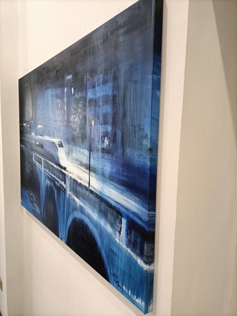 Original Contemporary Cities Painting by Alfredo Pini