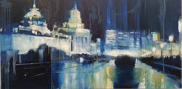 Print of Figurative Cities Paintings by Alfredo Pini