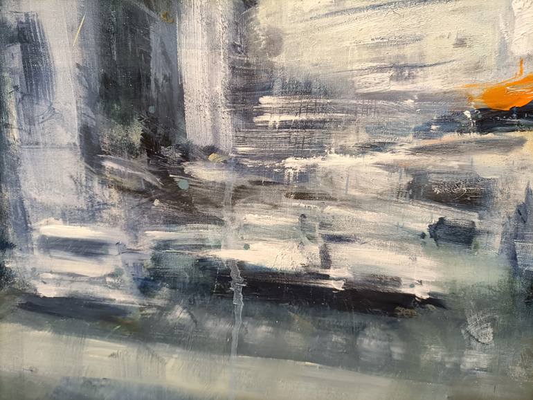 Original Contemporary Cities Painting by Alfredo Pini