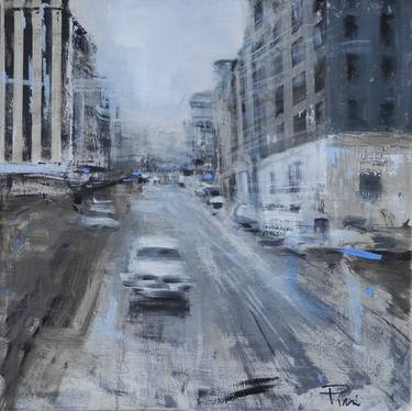 Print of Figurative Cities Paintings by Alfredo Pini