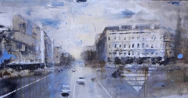 Print of Figurative Cities Paintings by Alfredo Pini