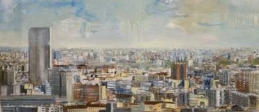 Print of Figurative Cities Paintings by Alfredo Pini