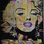 Merilyn Monroe in the city lights of Los Angeles by Mila Chizeldayn