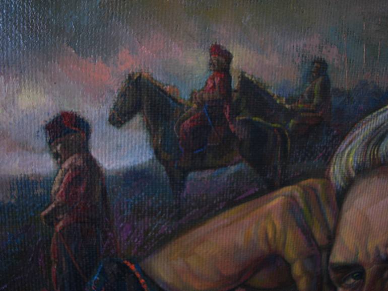 Original Conceptual People Painting by Ruslan Chugai