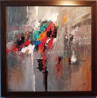 Original Abstract Painting by SHAHNAWAZ SIDDIQUE