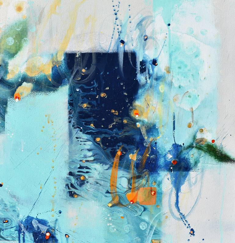 Original Abstract Expressionism Abstract Painting by Cynthia Ligeros