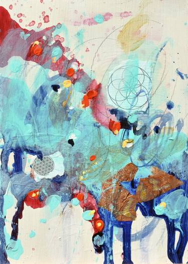 Original Abstract Paintings by Cynthia Ligeros