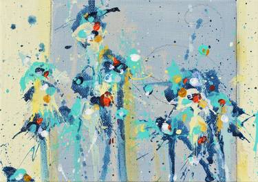 Original Abstract Paintings by Cynthia Ligeros