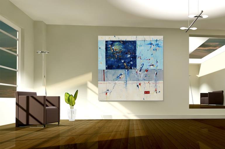 Original Abstract Expressionism Abstract Painting by Cynthia Ligeros