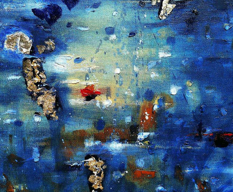 Original Abstract Expressionism Abstract Painting by Cynthia Ligeros