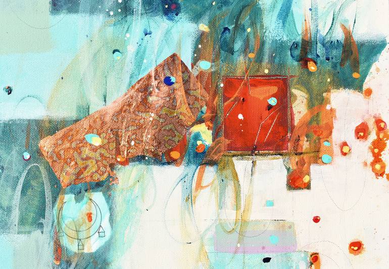 Original Abstract Expressionism Abstract Painting by Cynthia Ligeros