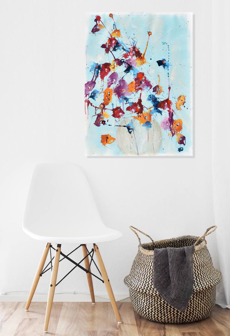 Original Contemporary Abstract Painting by Cynthia Ligeros