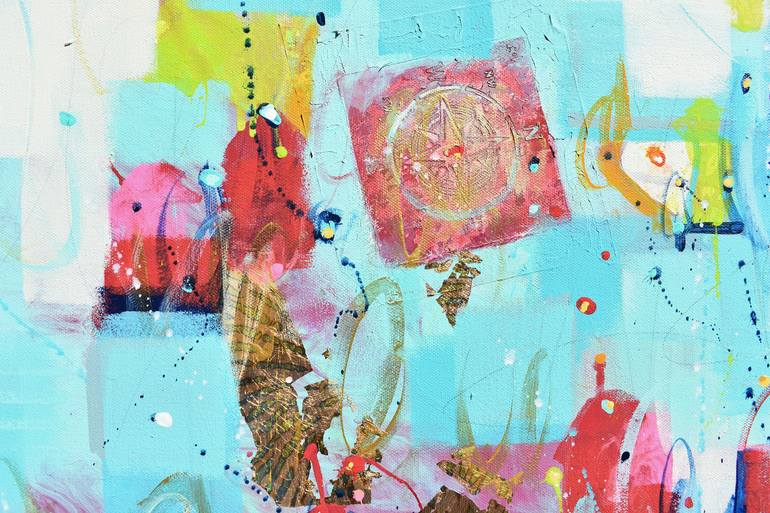 Original Abstract Expressionism Abstract Painting by Cynthia Ligeros