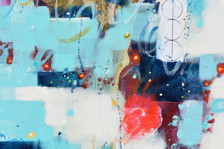 Original Abstract Expressionism Abstract Painting by Cynthia Ligeros