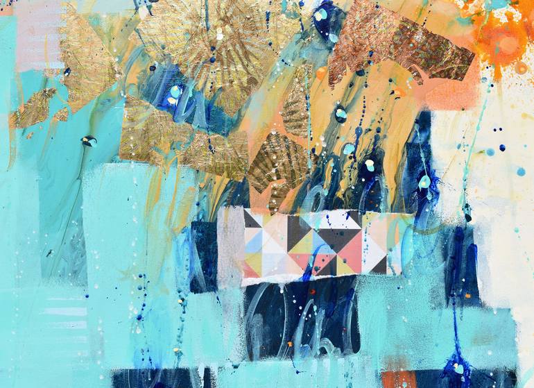 Original Abstract Expressionism Abstract Painting by Cynthia Ligeros