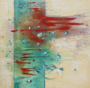 Original Abstract Expressionism Abstract Paintings by Cynthia Ligeros