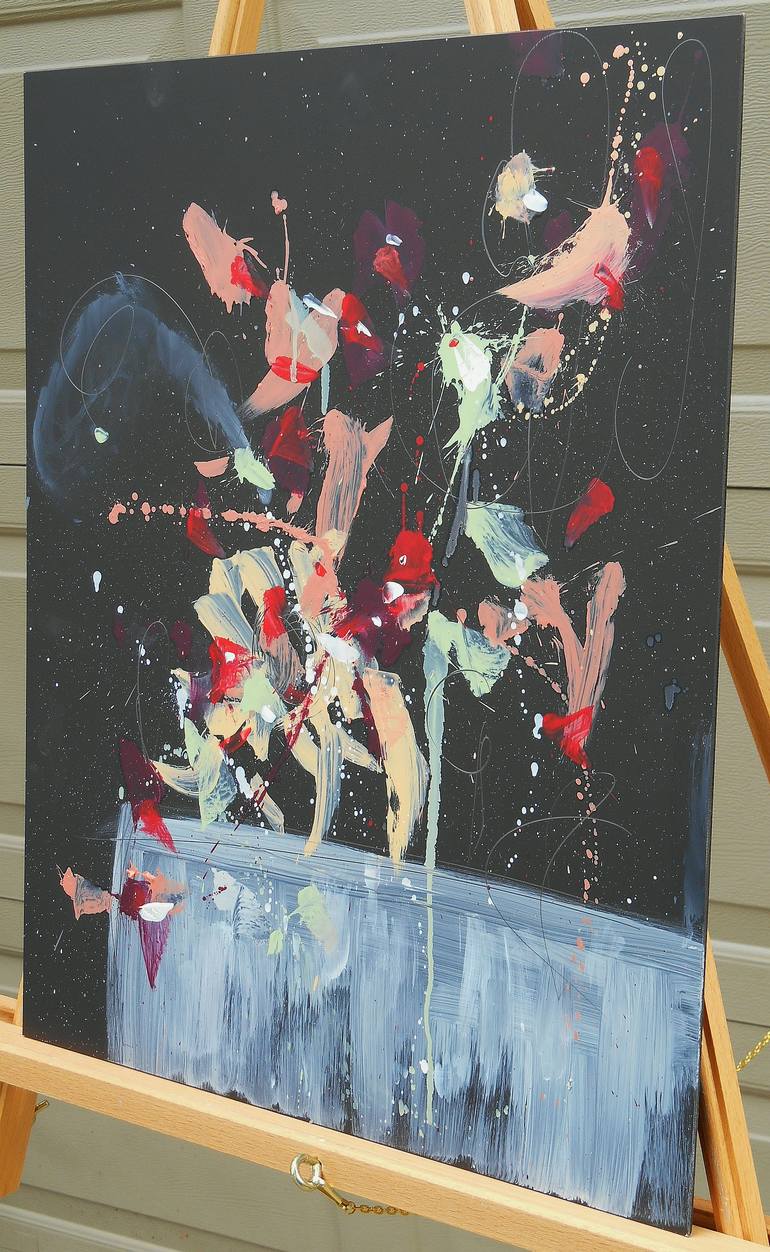 Original Expressionism Abstract Painting by Cynthia Ligeros