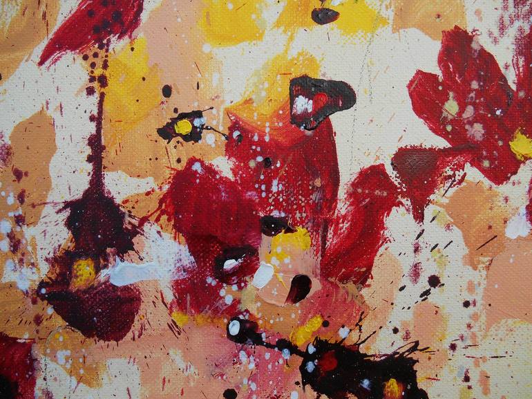 Original Abstract Expressionism Abstract Painting by Cynthia Ligeros