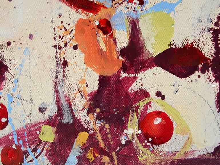 Original Abstract Botanic Painting by Cynthia Ligeros