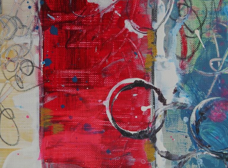 Original Abstract Expressionism Abstract Painting by Cynthia Ligeros