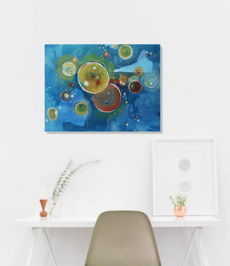 Original Abstract Painting by Cynthia Ligeros