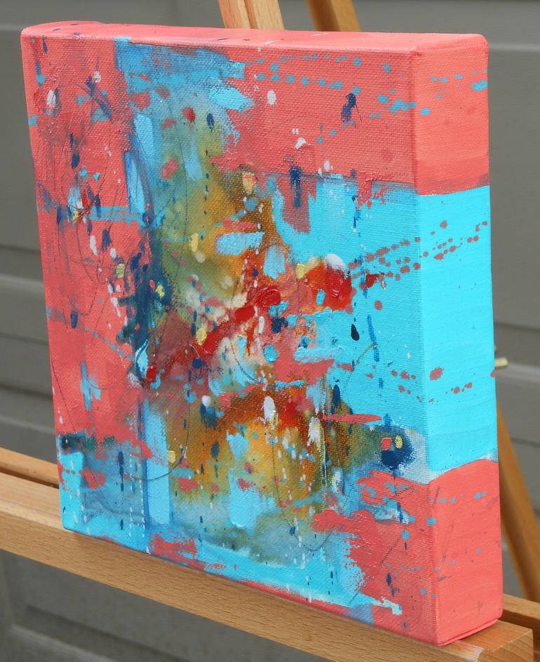 Original Abstract Expressionism Abstract Painting by Cynthia Ligeros