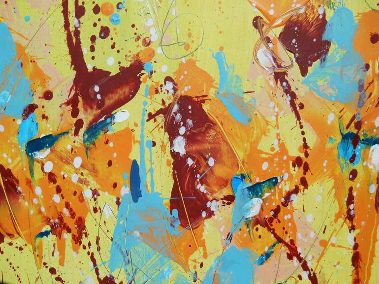 Original Abstract Painting by Cynthia Ligeros