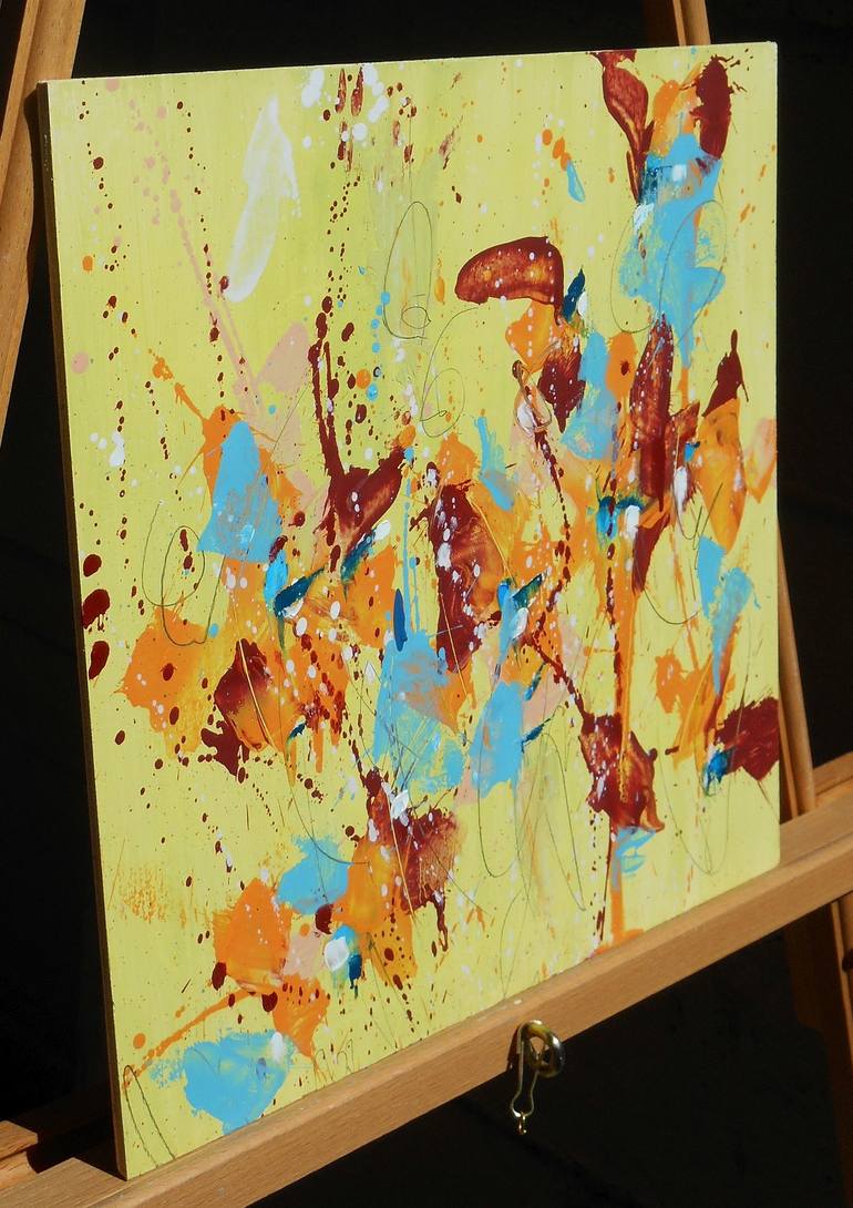 Original Abstract Painting by Cynthia Ligeros