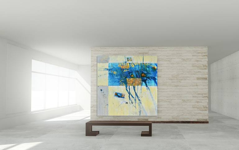 Original Abstract Painting by Cynthia Ligeros