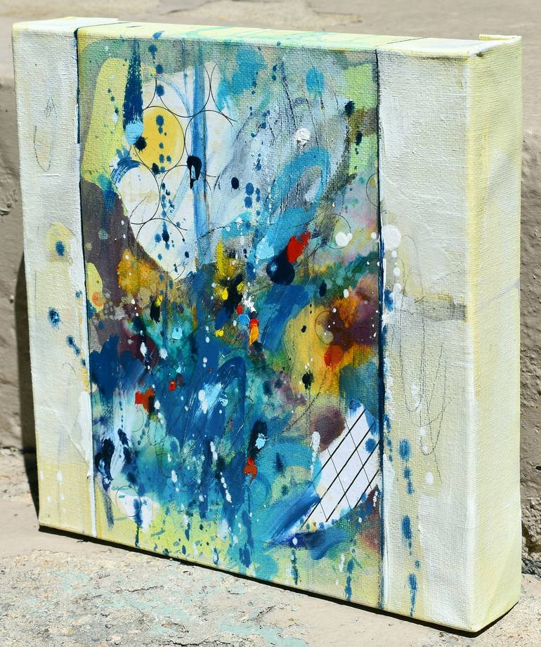 Original Abstract Expressionism Abstract Painting by Cynthia Ligeros